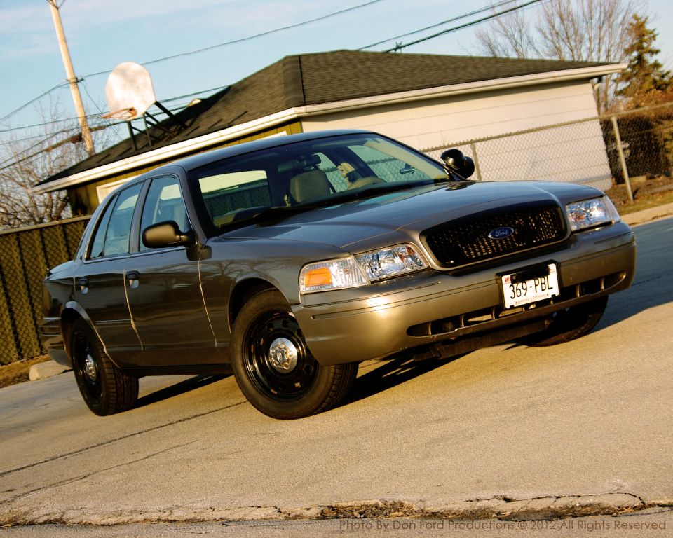 2005 CVPI with 17inch rims off a junked 2010 Kenosha County Sheriff car.