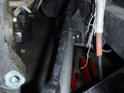 1978 Nissan 300ZX - Close-up view of engine bay components, including hoses and mechanical parts.