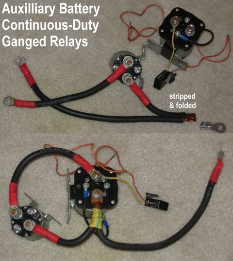 1983 Ford Bronco - These relays from a JY ambulance will isolate my aux. battery. But having 2 will increase the current the aux. can pass to the main for the…