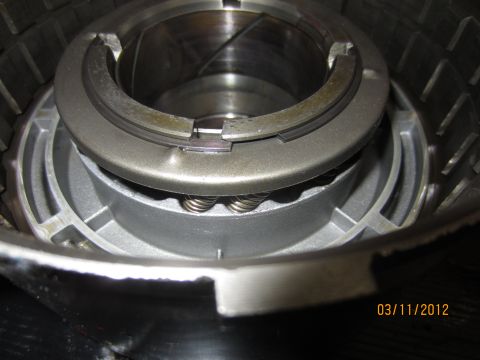 1979 Ford Bronco - Internal view of a transmission component, showing clutch plates and springs.