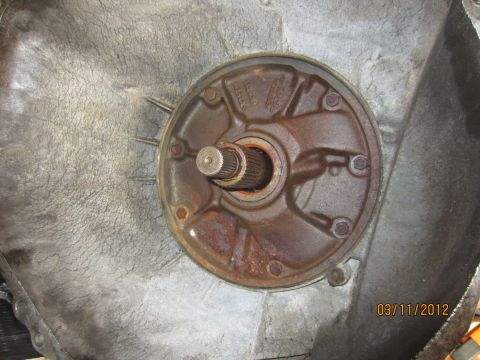 1979 Ford Bronco - Transmission oil pump assembly with splined shaft, dated 03/11/2012.