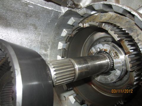 1979 Ford Bronco - Internal transmission components are visible in this close-up view.