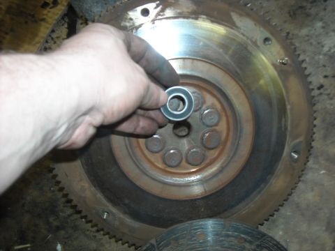 1979 Ford F-150 - Replacing the pilot bearing in a vehicle's clutch assembly.
