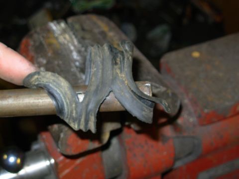 1983 Ford Bronco - Both cracks have torn halfway round. Replacement boots are NOT available, but Dorman has recently begun offering new shifter assemblies.