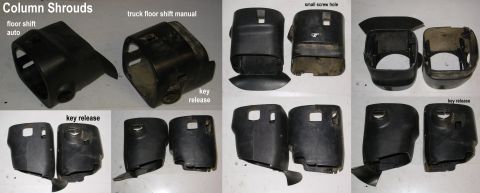 1983 Ford Bronco - Steering Column Shrouds The truck manual shroud is not available from any supplier I've found. The car floor shift auto shroud can be subst…