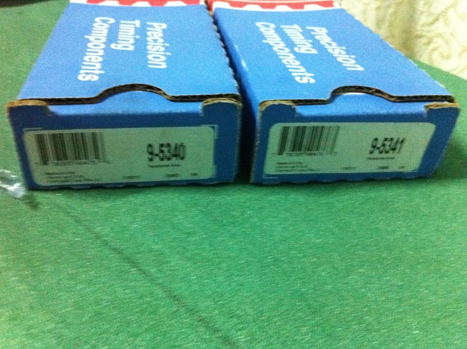 Two blue boxes labeled "Precision Timing Components" with part numbers 9-5340 and 9-5341
