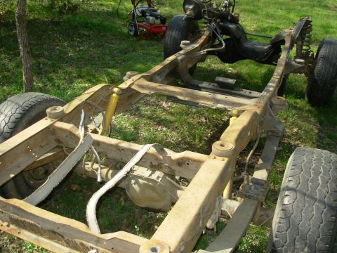 1983 Ford Bronco - Even after several applications of PurplePower, a lot of scraping, and a few months of heavy rain, it's still nasty. So I borrowed a pressu…