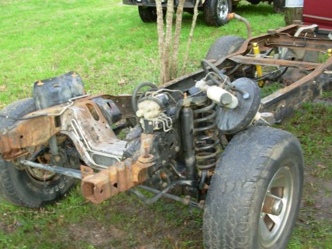 1983 Ford Bronco - It's a LOT cleaner after burning a tank of gas thru the pressure washer, but I'm going back for more...