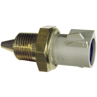 1990 Ford Bronco - This is a close-up view of a temperature sensor, a critical component for monitoring engine temperature.