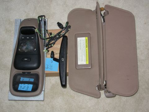 1983 Ford Bronco - SOLD Bronco Overhead Console Set (Complete) IF THE IMAGE IS TOO SMALL, click it. Includes wiring harness & pigtails for dash harness & temp…