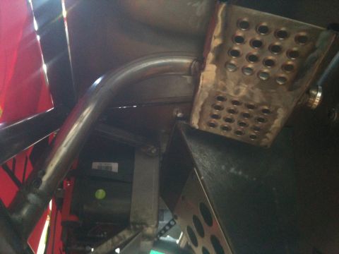 1966 Ford Bronco - This photo shows the interior structure of a custom-built vehicle, not a 1966 Ford Bronco.