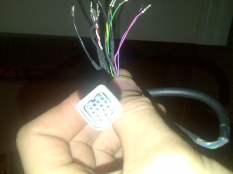 2000 Ford Crown Victoria - this is the factory radio harness for the 2000. apparently it was replaced while in service and they just left this plug behind the dash in…