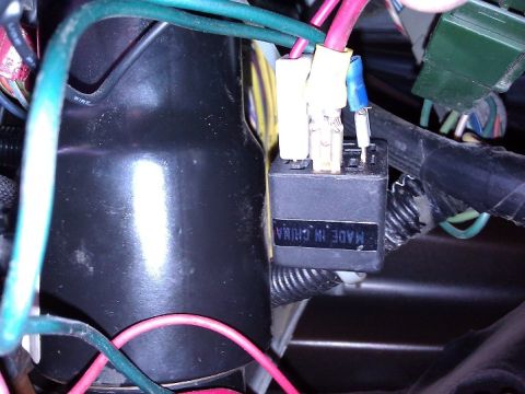 1981 Ford Bronco - Automotive electrical relay with wiring connectors and "MADE IN CHINA" label visible.