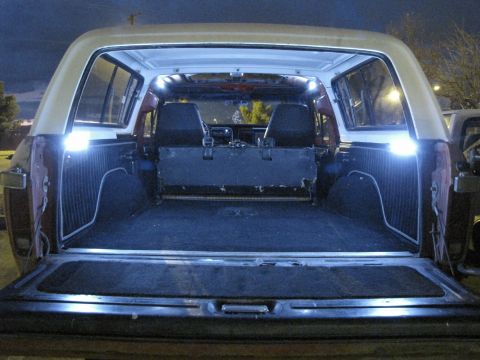 1978 Ford Bronco - New rear carpet, LED lighting, refurbished paneling