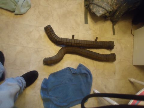 1995 Ford Bronco - Removed intake and preped for cleaning.