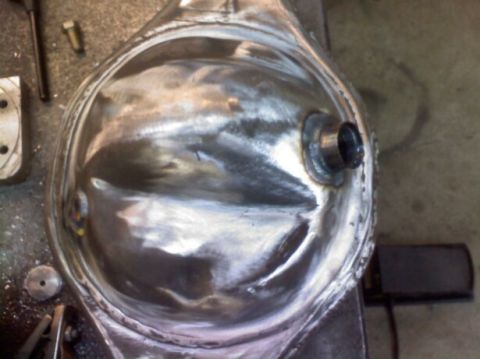 1988 Ford Bronco - This is a close-up view of a differential housing, likely undergoing some form of repair or modification.