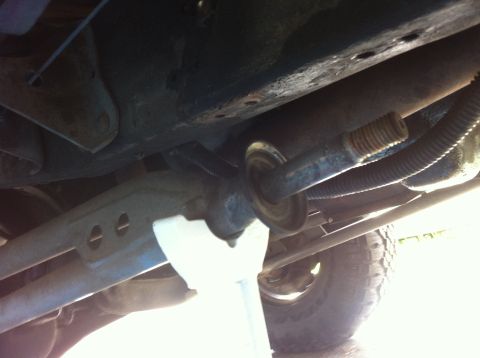 1992 Ford F-150 - Bushings removed.