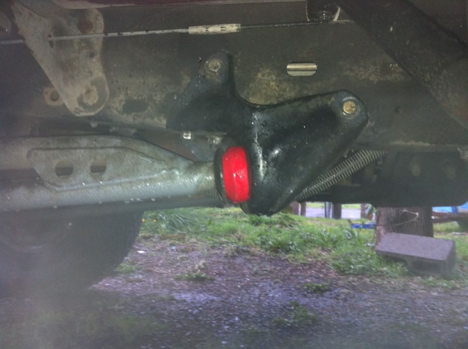 New bushings installed.