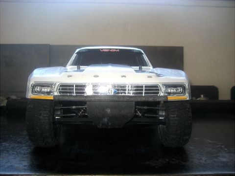 1996 Ford Bronco - This is a remote-controlled truck, not a 1996 Ford Bronco, with visible 'FORD' and 'VENOM' text.