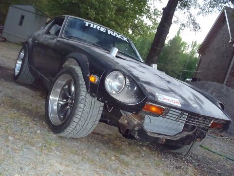 1978 Nissan 300ZX - This modified 1978 Nissan 300ZX has a custom front end and wide tires.