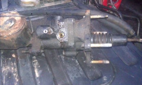 1978 Ford Bronco - A hydroboost brake booster is shown, a component of a vehicle's braking system.