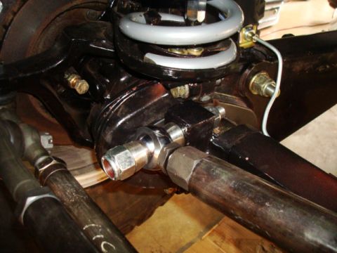 1995 Ford Bronco - Steering linkage assembly detail, likely from a truck or SUV.