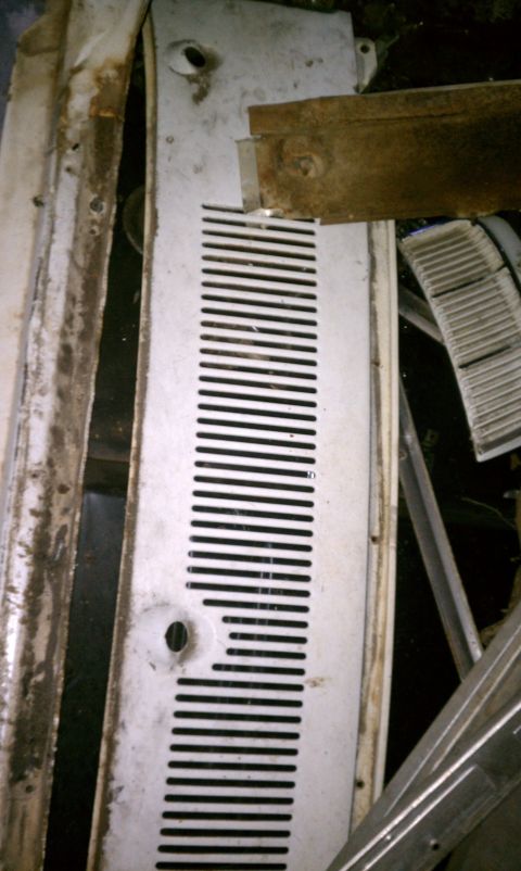 1969 Ford Mustang - Cowl vent panel, decent shape