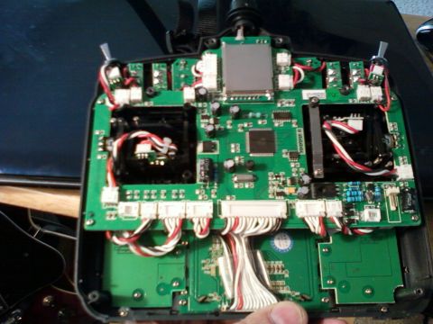 1996 Ford Bronco - Close-up of an electronic circuit board with various components and wiring.
