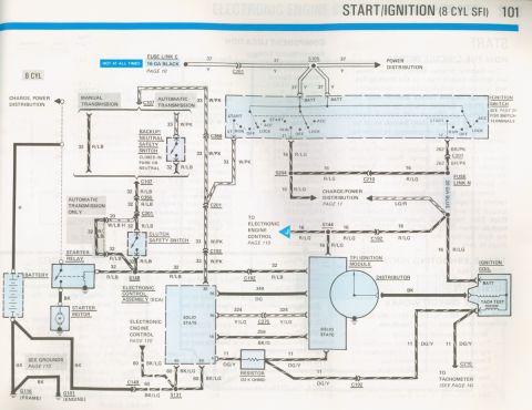 1978 Ford Bronco - This is a diagram showing electrical connections and components.