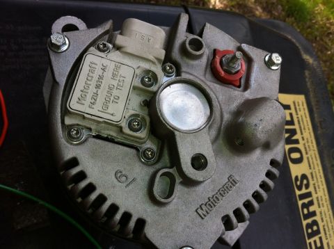 1992 Ford F-150 - Still has the Motorcraft voltage regulator. I had to re-clock this one.