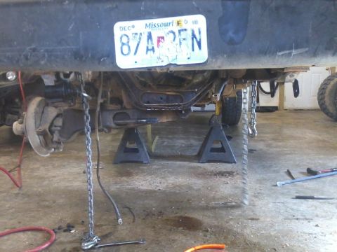 1995 Ford F-150 - half gone
