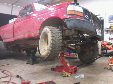 1995 Ford F-150 - just a few poser shots.