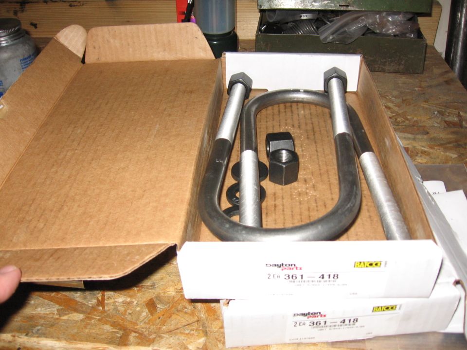 5/8ths Ubolts.
