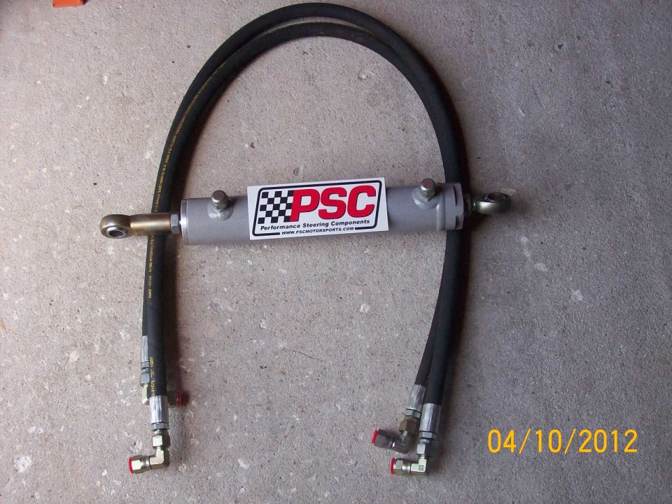 PSC hydro assist cylinder with hoses and fittings