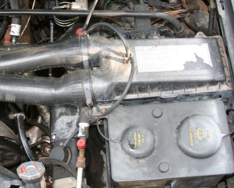1987 Ford Bronco - Breather lines and tag