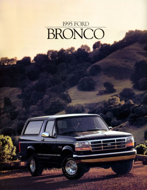 1996 Ford Bronco - 95 Broncx Dealer Brochure Page 1