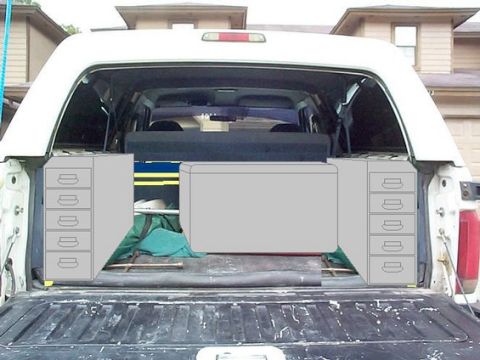 1992 Ford Bronco - Cargo area design courtesy of Chris Campbell.