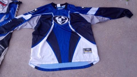 2000 Mercury Grand Marquis - Motocross jersey with graphic design and brand logo on chest.