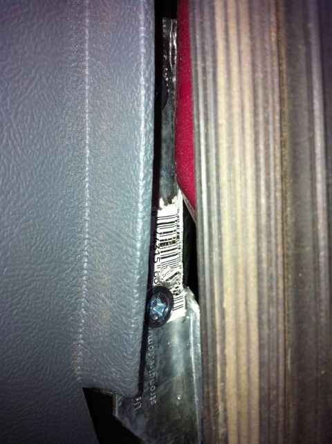 1992 Ford F-150 - My "custom" bracket to fix my shaking dash.
