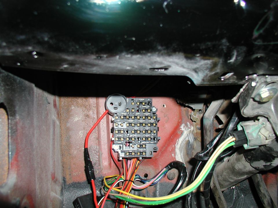 New fuse block and wires