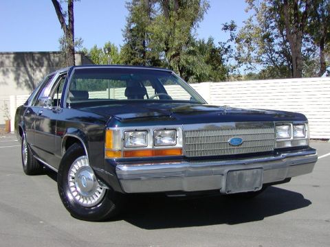 1991 Ford LTD Crown Victoria - This 1991 Ford Crown Victoria LTD is shown from the front 3/4 angle.