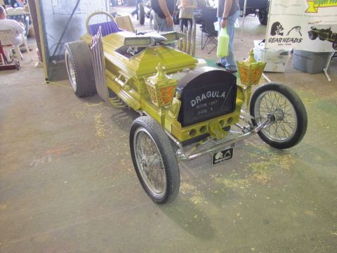 2006 BMW 5 Series - This unique coffin-shaped hot rod, named Dragula, appears to be a custom build.