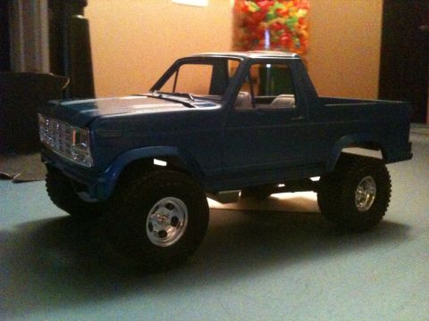 1979 Ford Bronco - Model of a 1979 Ford Bronco shown from a 3/4 front angle.