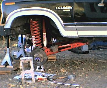 1984 Ford Bronco - start of the removal
