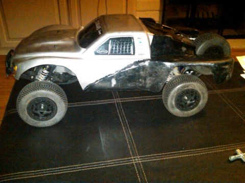 1986 Ford Bronco - This remote-controlled truck does not resemble a 1986 Ford Bronco.
