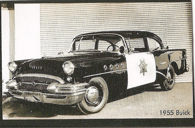 1955 Buick police car with star emblem on door