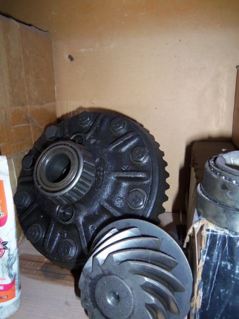 1968 Ford Bronco - Differential assembly and ring gear shown in a box. No year is visible.