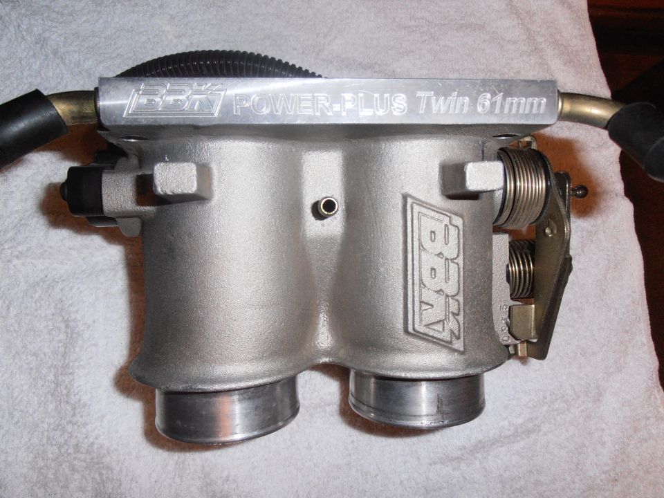 BBK Power-Plus Twin 61mm throttle body with dual inlets