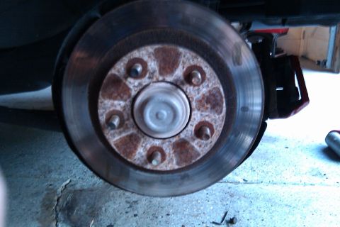 1996 Ford Probe - Stock front brake rotors.