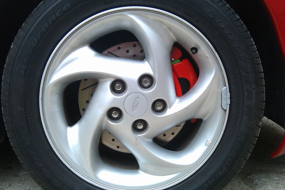 Mazda6 brake clearance on the stock swirly.
